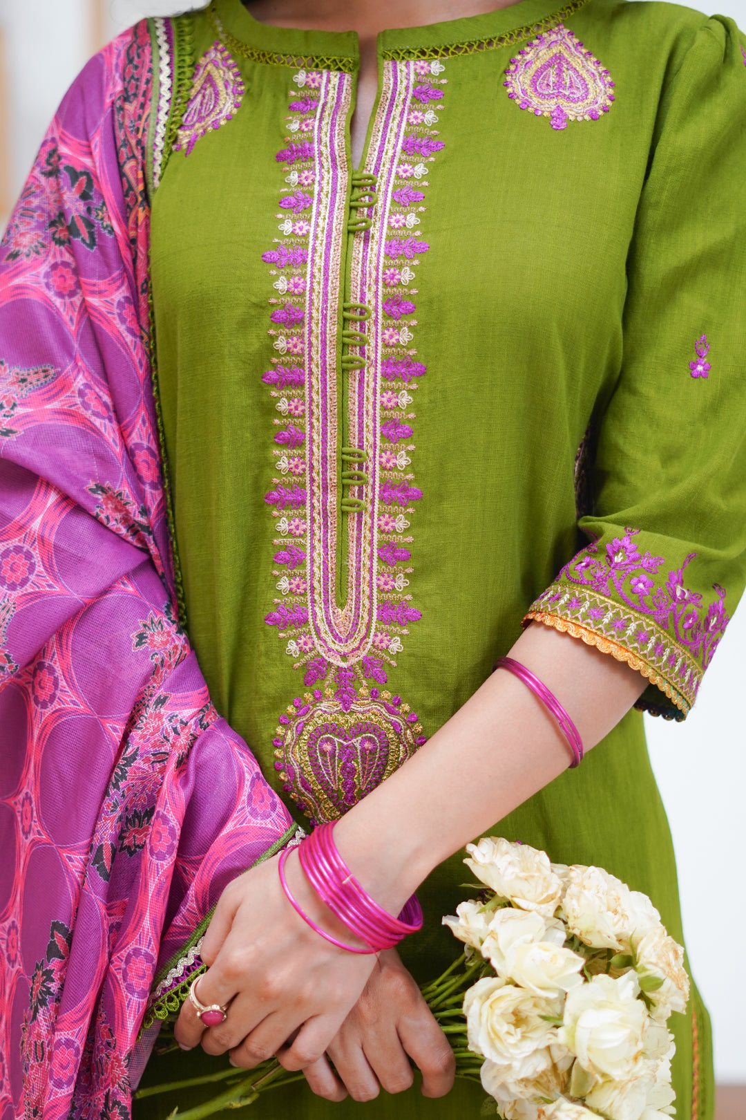 Zellbury | Unstitched 3 Piece Lawn | Embroidered Shirt Shalwar Dupatta - 1273 - Libasekhas