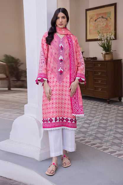 Zellbury | Unstitched 2 Piece Lawn | Shirt Dupatta - 1014 - Libasekhas