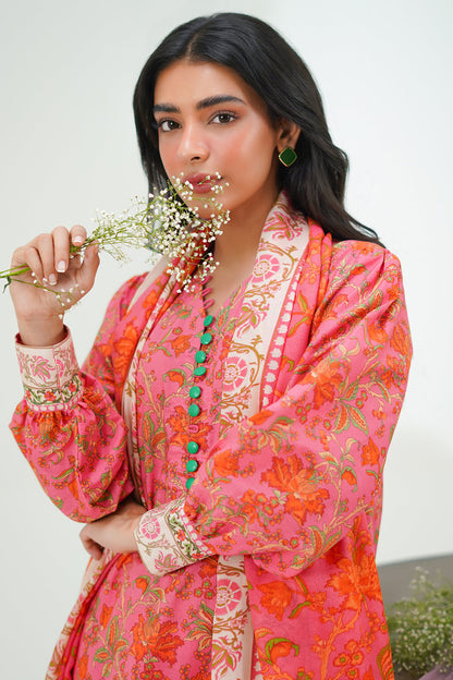 Zellbury | Unstitched 2 Piece Lawn | Shirt Dupatta - 1301 - Libasekhas