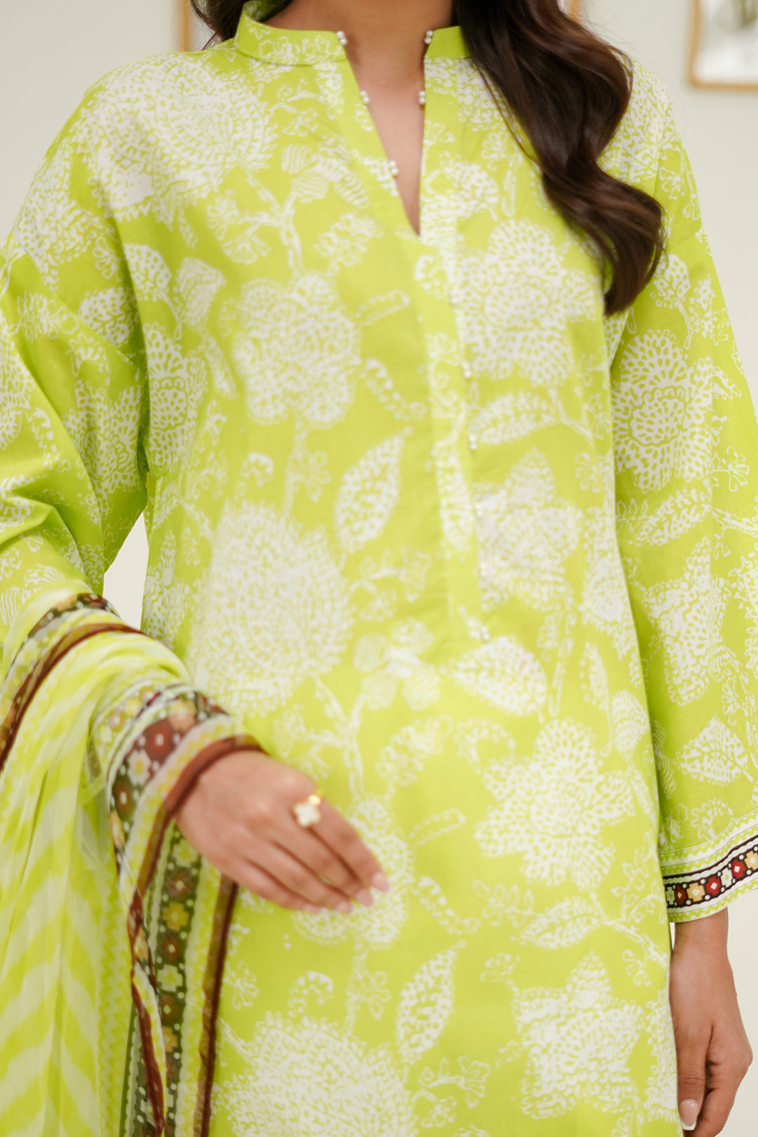 Zellbury | Unstitched 2 Piece Lawn | Shirt Dupatta - 1388 - Libasekhas