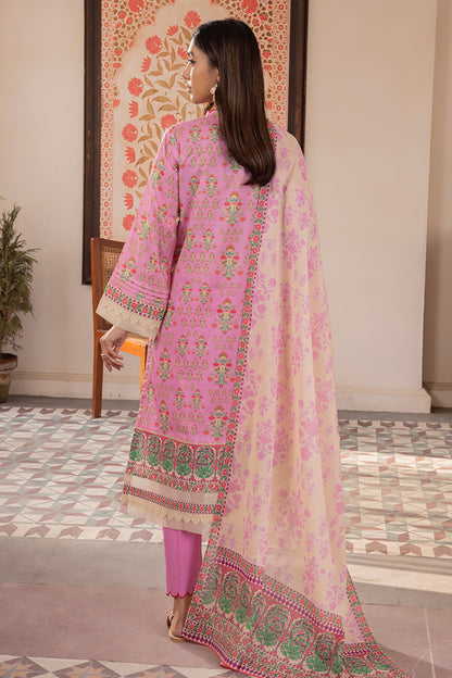 Zellbury | Unstitched 3 Piece Lawn | Shirt Shalwar Dupatta - 1070 - Libasekhas