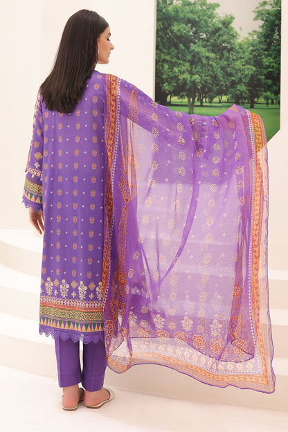 Zellbury | Unstitched 3 Piece Lawn | Shirt Shalwar Dupatta - 1189 - Libasekhas