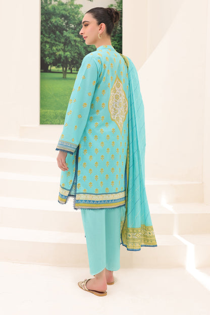Zellbury | Unstitched 3 Piece Lawn | Shirt Shalwar Dupatta - 1191 - Libasekhas