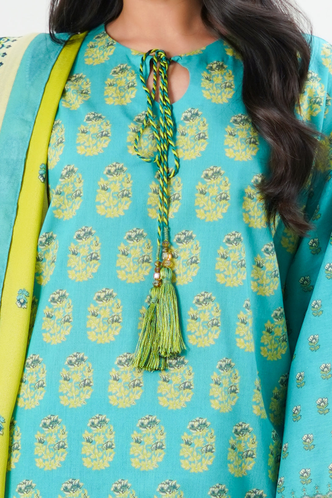 Zellbury | Unstitched 3 Piece Lawn | Shirt Shalwar Dupatta - 1328 - Libasekhas