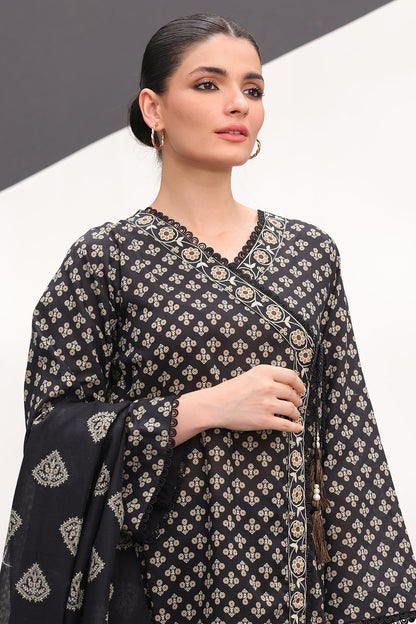 Zellbury | Unstitched 3 Piece Lawn | Shirt Shalwar Dupatta - 1507 - Libasekhas