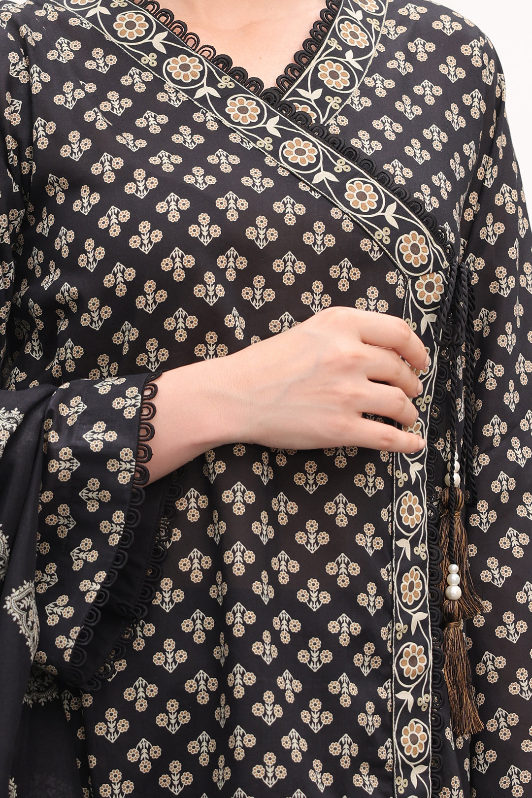 Zellbury | Unstitched 3 Piece Lawn | Shirt Shalwar Dupatta - 1507 - Libasekhas