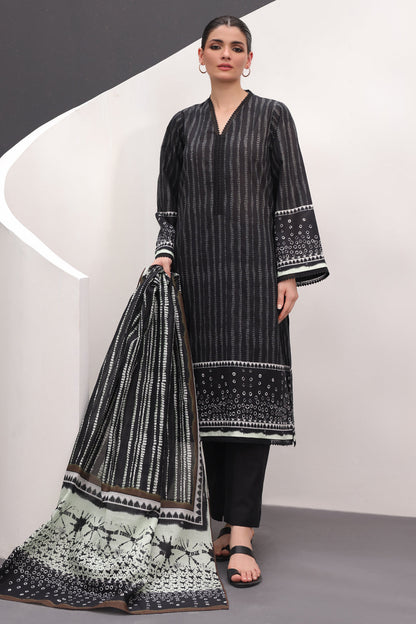 Zellbury | Unstitched 3 Piece Lawn | Shirt Shalwar Dupatta - 1509 - Libasekhas