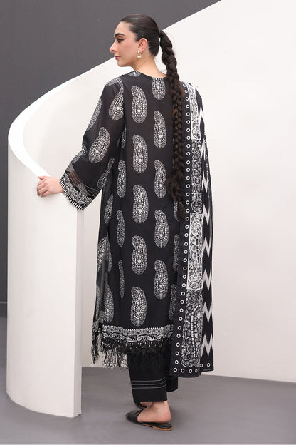 Zellbury | Unstitched 3 Piece Lawn | Shirt Shalwar Dupatta - 1525 - Libasekhas