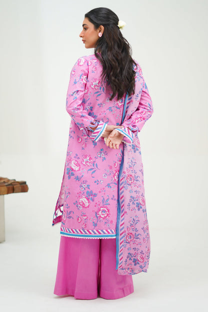 Zellbury | Unstitched 3 Piece Lawn | Shirt Shalwar Dupatta - 1569 - Libasekhas