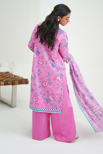 Zellbury | Unstitched 3 Piece Lawn | Shirt Shalwar Dupatta - 1569 - Libasekhas