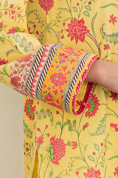 Zellbury | Unstitched 3 Piece Lawn | Shirt Shalwar Dupatta - 1675 - Libasekhas