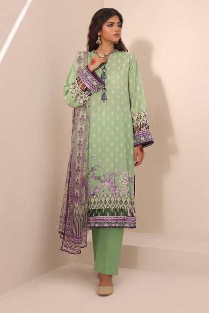 Zellbury | Unstitched 3 Piece Lawn | Shirt Shalwar Dupatta - 1696 - Libasekhas