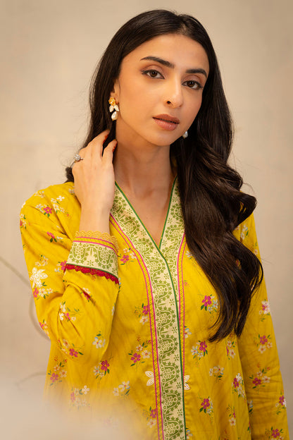 Zellbury | Unstitched 2 Piece Lawn | Embroidered Shirt Shalwar - 0098 - Libasekhas