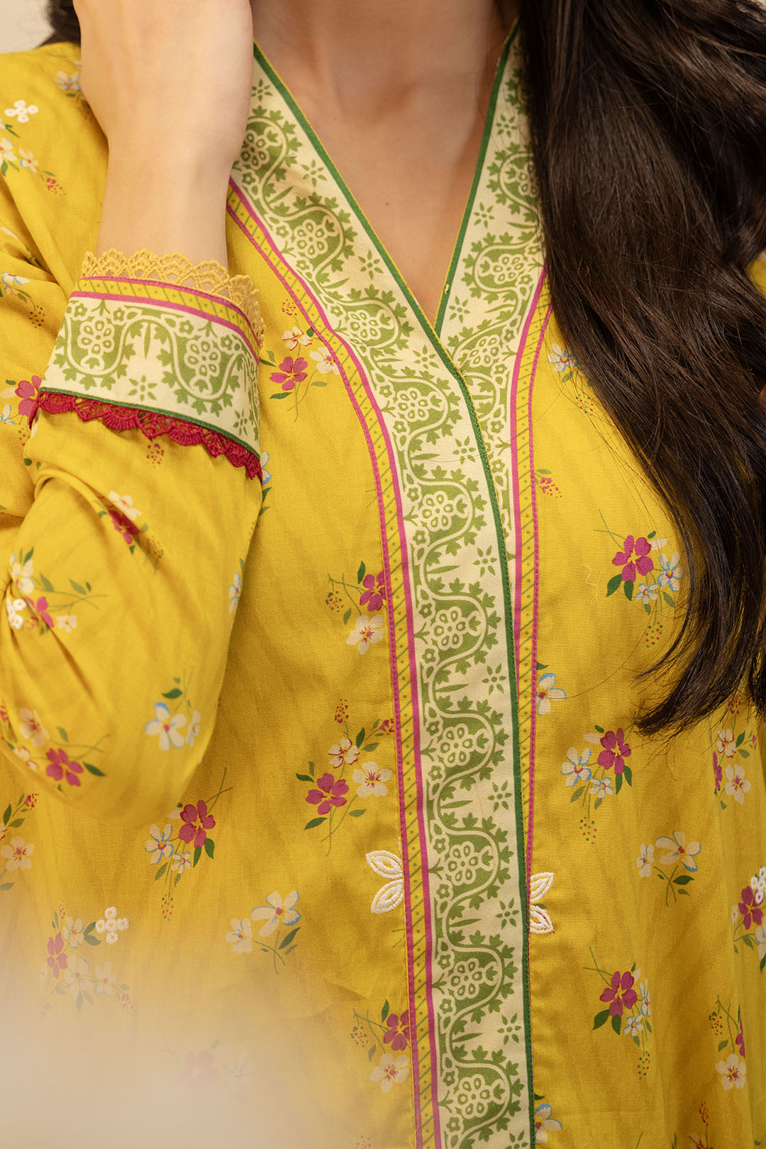 Zellbury | Unstitched 2 Piece Lawn | Embroidered Shirt Shalwar - 0098 - Libasekhas