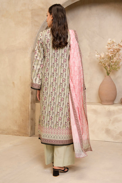 Zellbury | Unstitched 2 Piece Lawn | Embroidered Shirt Dupatta - 0103 - Libasekhas