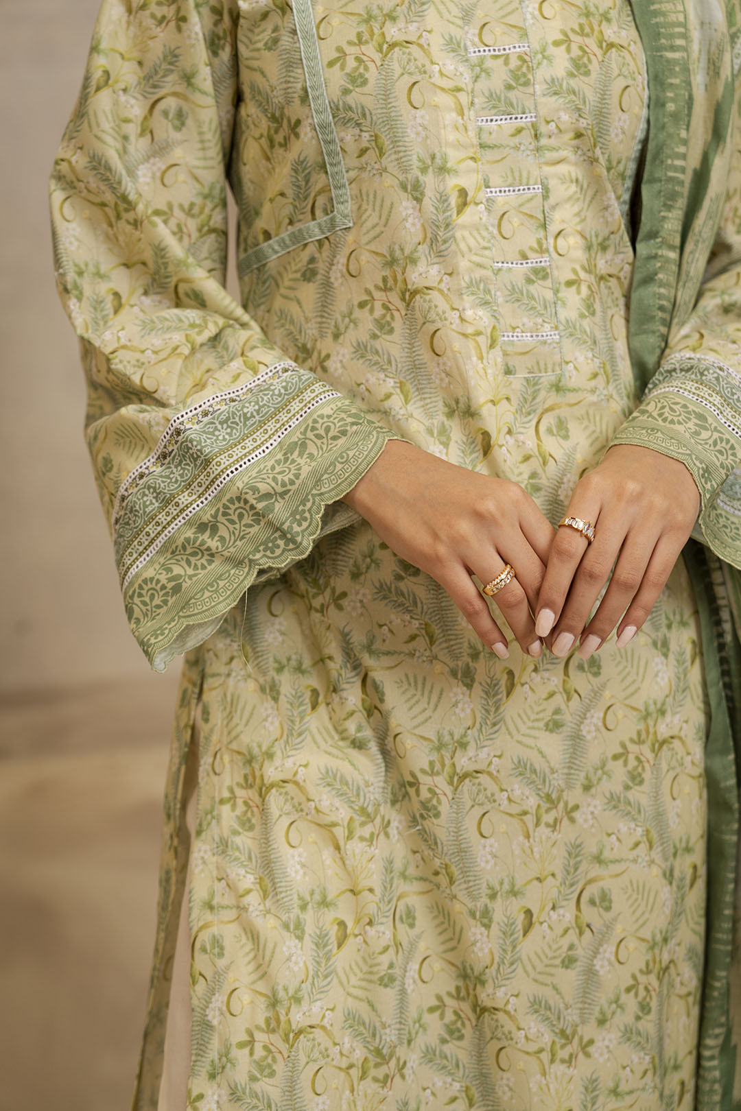 Zellbury | Unstitched 2 Piece Lawn | Shirt Dupatta - 0006 - Libasekhas