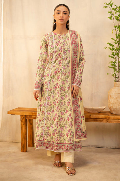 Zellbury | Unstitched 2 Piece Lawn | Shirt Dupatta - 0009 - Libasekhas