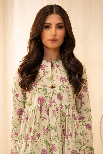 Zellbury | Unstitched 2 Piece Lawn | Shirt Shalwar - 0012 - Libasekhas