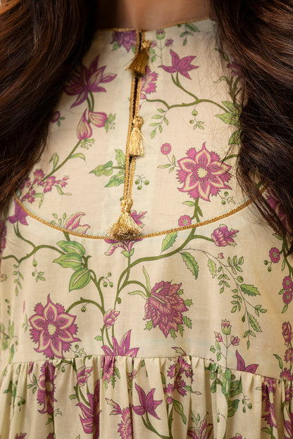 Zellbury | Unstitched 2 Piece Lawn | Shirt Shalwar - 0012 - Libasekhas