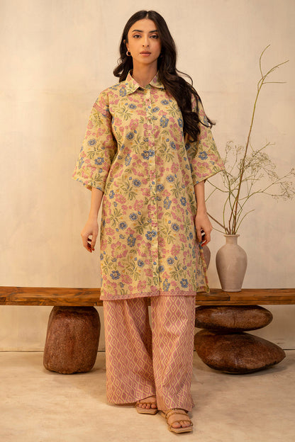 Zellbury | Unstitched 2 Piece Lawn | Shirt Shalwar - 0013 - Libasekhas