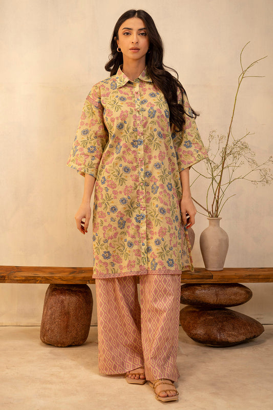 Zellbury | Unstitched 2 Piece Lawn | Shirt Shalwar - 0013 - Libasekhas