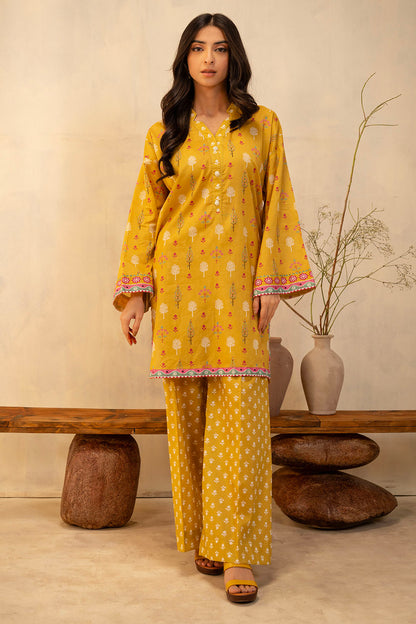 Zellbury | Unstitched 2 Piece Lawn | Shirt Shalwar - 0019 - Libasekhas