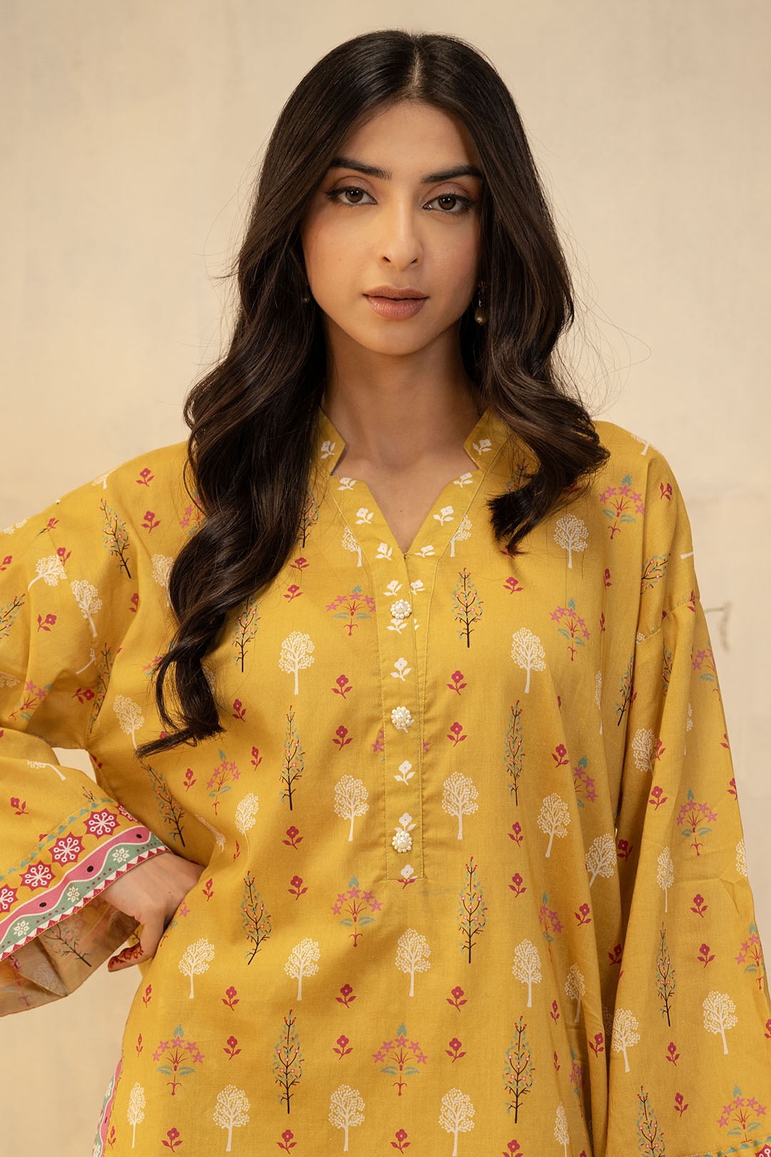 Zellbury | Unstitched 2 Piece Lawn | Shirt Shalwar - 0019 - Libasekhas