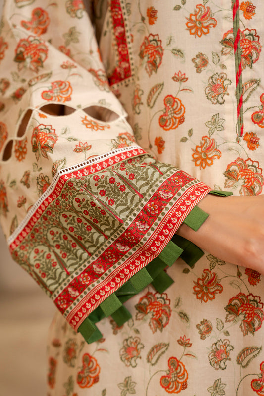 Zellbury | Unstitched 2 Piece Lawn | Shirt Dupatta - 0086 - Libasekhas