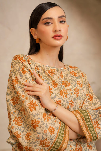 Zellbury | Unstitched 2 Piece Lawn | Shirt Shalwar - 0097 - Libasekhas