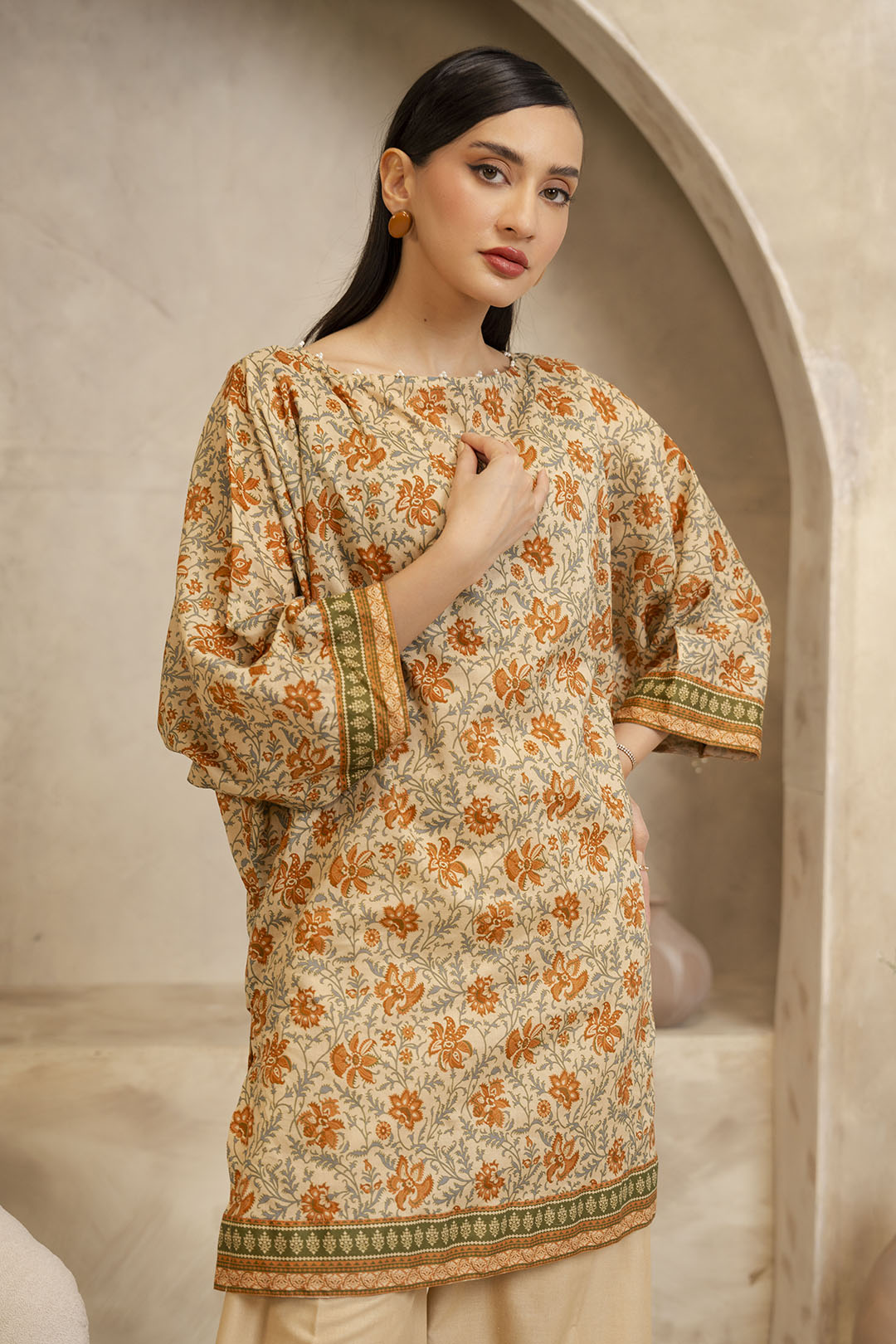 Zellbury | Unstitched 2 Piece Lawn | Shirt Shalwar - 0097 - Libasekhas