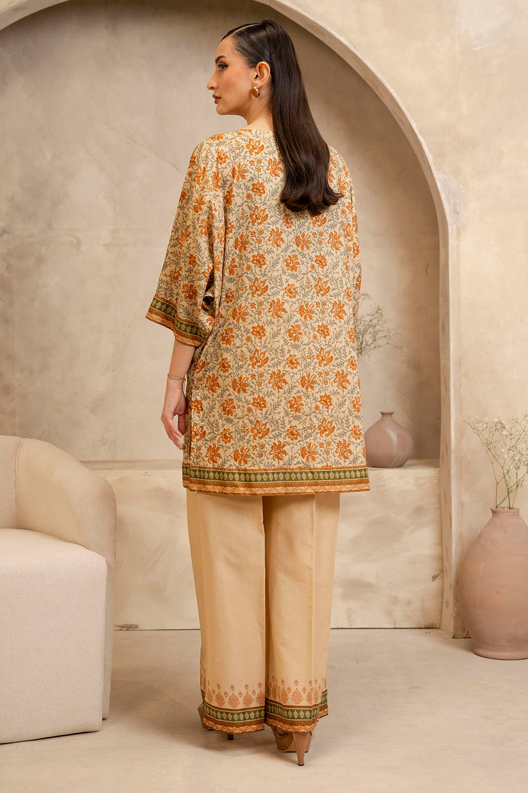 Zellbury | Unstitched 2 Piece Lawn | Shirt Shalwar - 0097 - Libasekhas