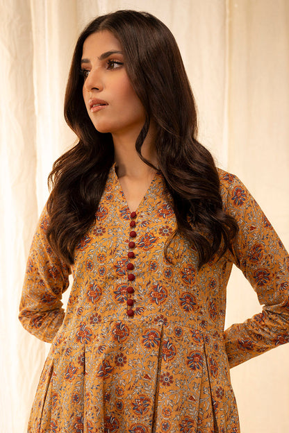Zellbury | Unstitched 2 Piece Lawn | Shirt Shalwar - 0101 - Libasekhas