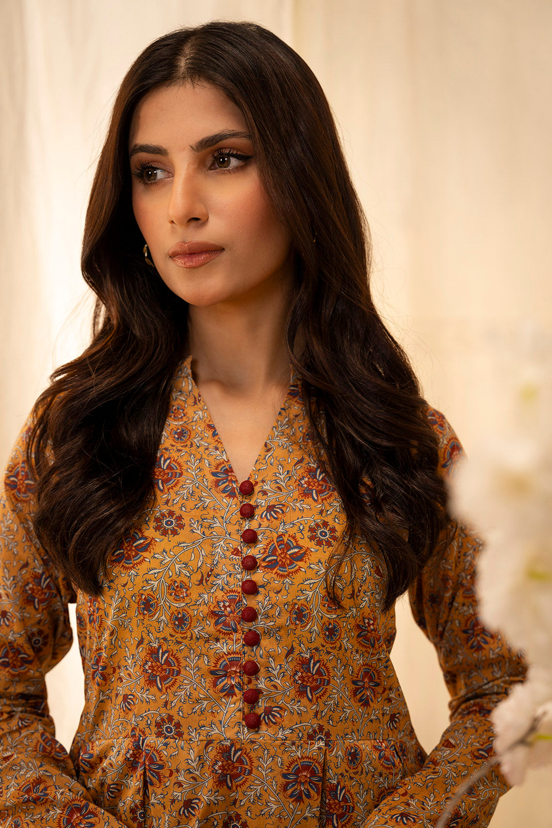 Zellbury | Unstitched 2 Piece Lawn | Shirt Shalwar - 0101 - Libasekhas