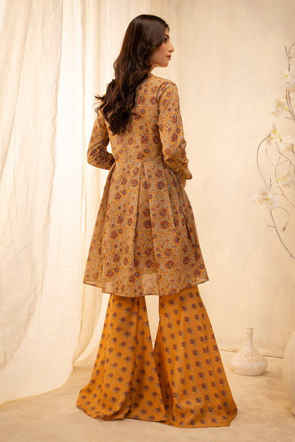 Zellbury | Unstitched 2 Piece Lawn | Shirt Shalwar - 0101 - Libasekhas