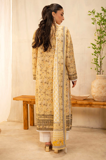 Zellbury | Unstitched 2 Piece Lawn | Shirt Dupatta - 0225 - Libasekhas