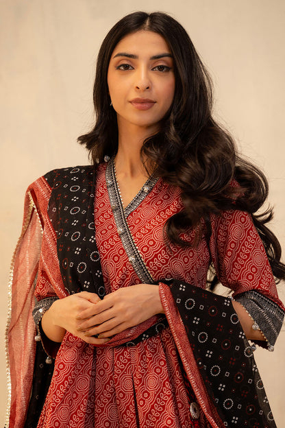Zellbury | Unstitched 3 Piece Lawn | Shirt Shalwar Dupatta - 0033 - Libasekhas