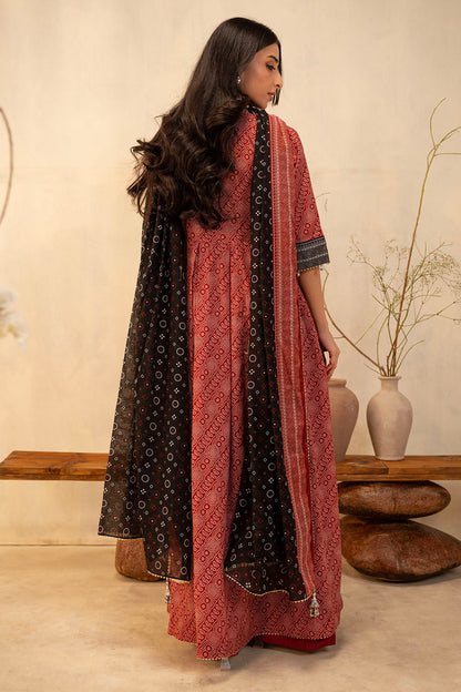 Zellbury | Unstitched 3 Piece Lawn | Shirt Shalwar Dupatta - 0033 - Libasekhas
