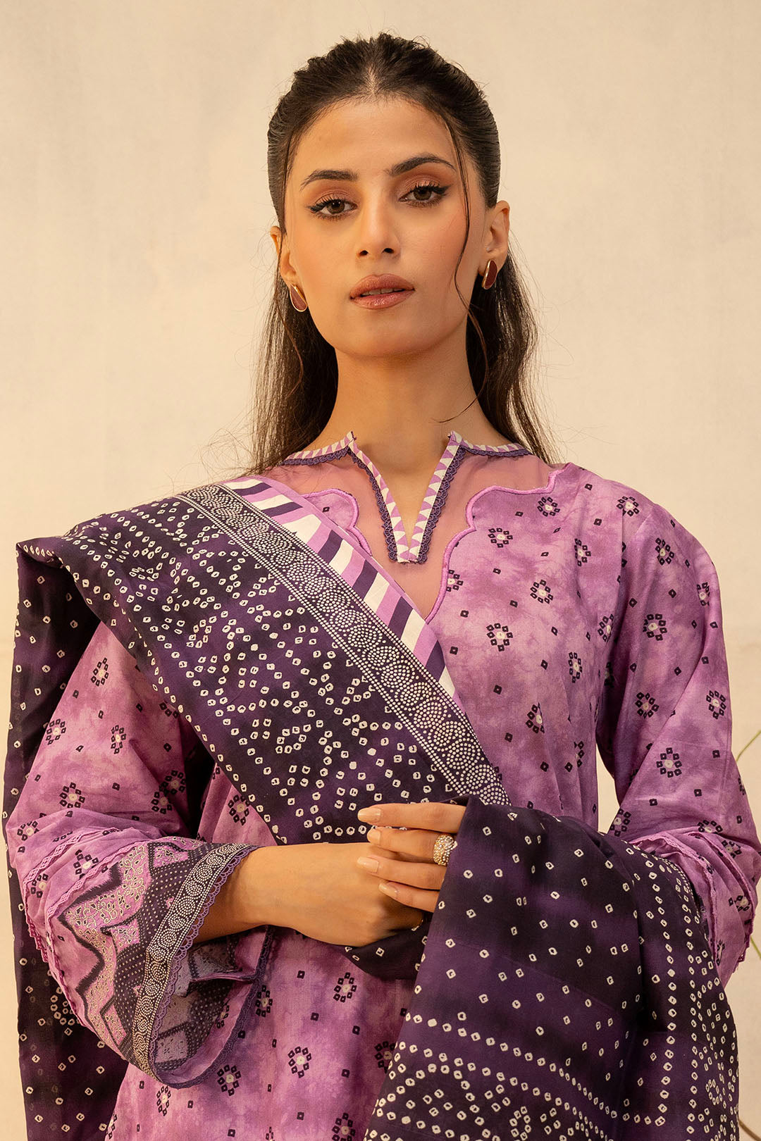 Zellbury | Unstitched 3 Piece Lawn | Shirt Shalwar Dupatta - 0126 - Libasekhas
