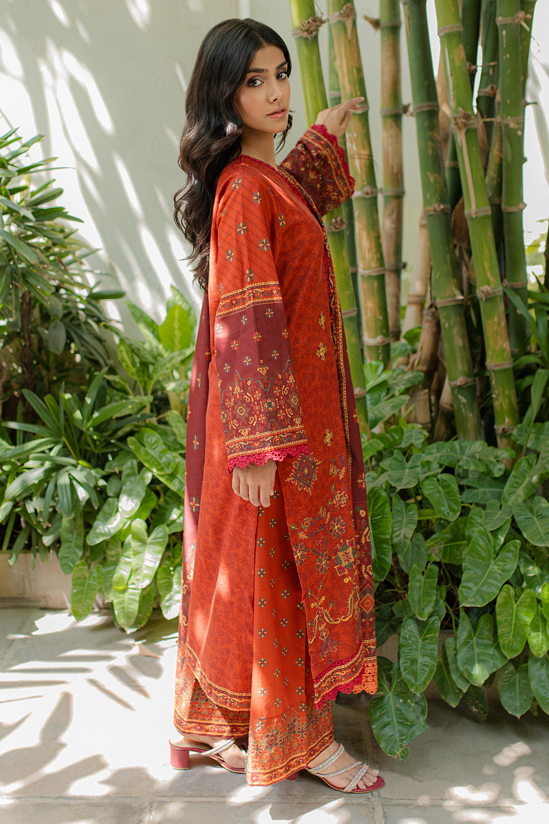 Zellbury | Unstitched 3 Piece Khaddar | Embroidered Shirt Shalwar Dupatta - 0233 - Libasekhas