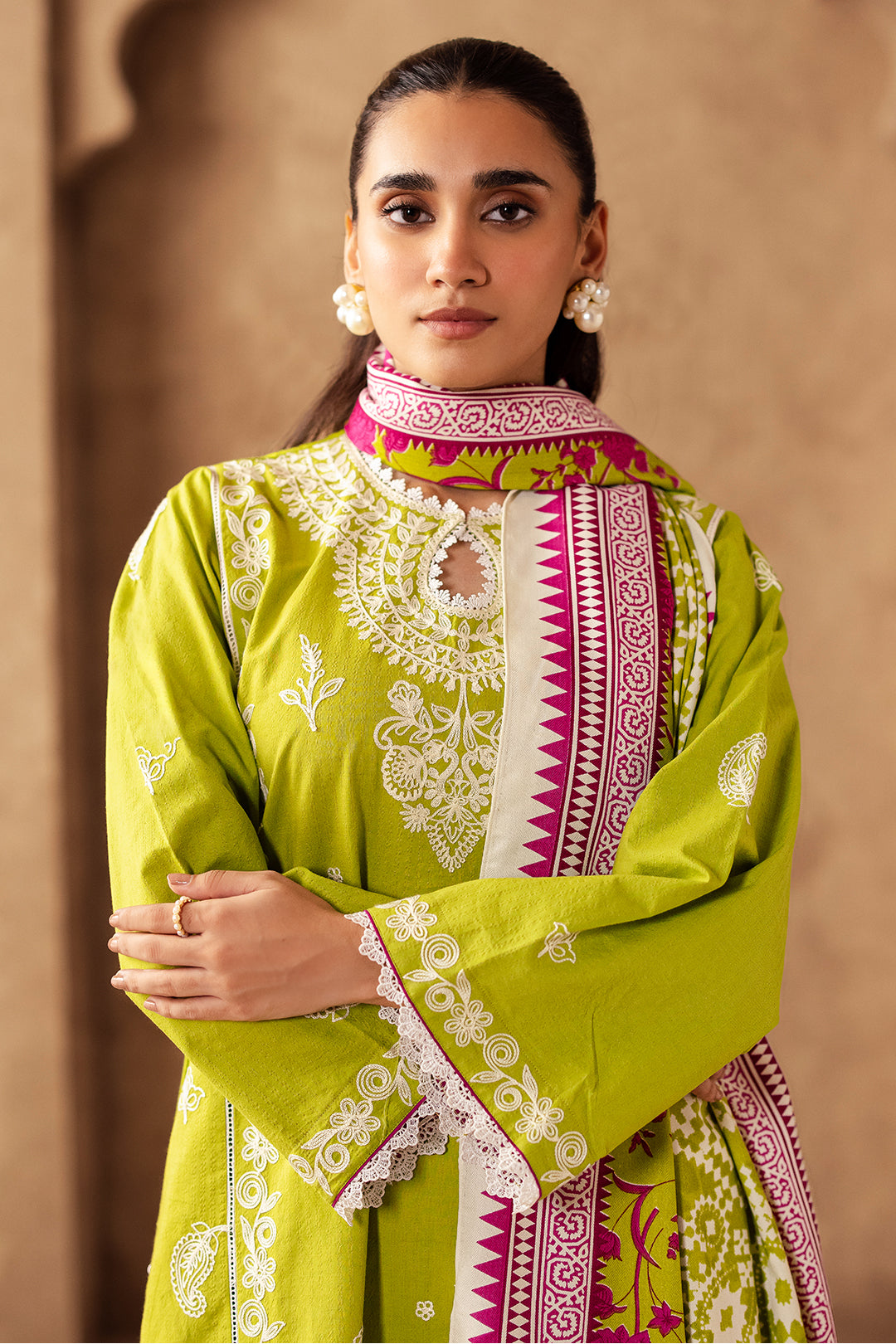 Zellbury | Unstitched 3 Piece Khaddar | Embroidered Shirt Shalwar Shawl - 0316 - Libasekhas