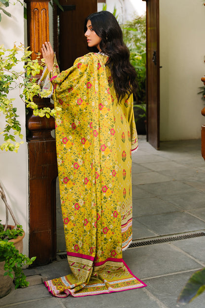 Zellbury | Unstitched 2 Piece Khaddar | Shirt Dupatta - 0158 - Libasekhas