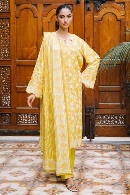Zellbury | Unstitched 2 Piece Viscose | Shirt Dupatta - 0162 - Libasekhas