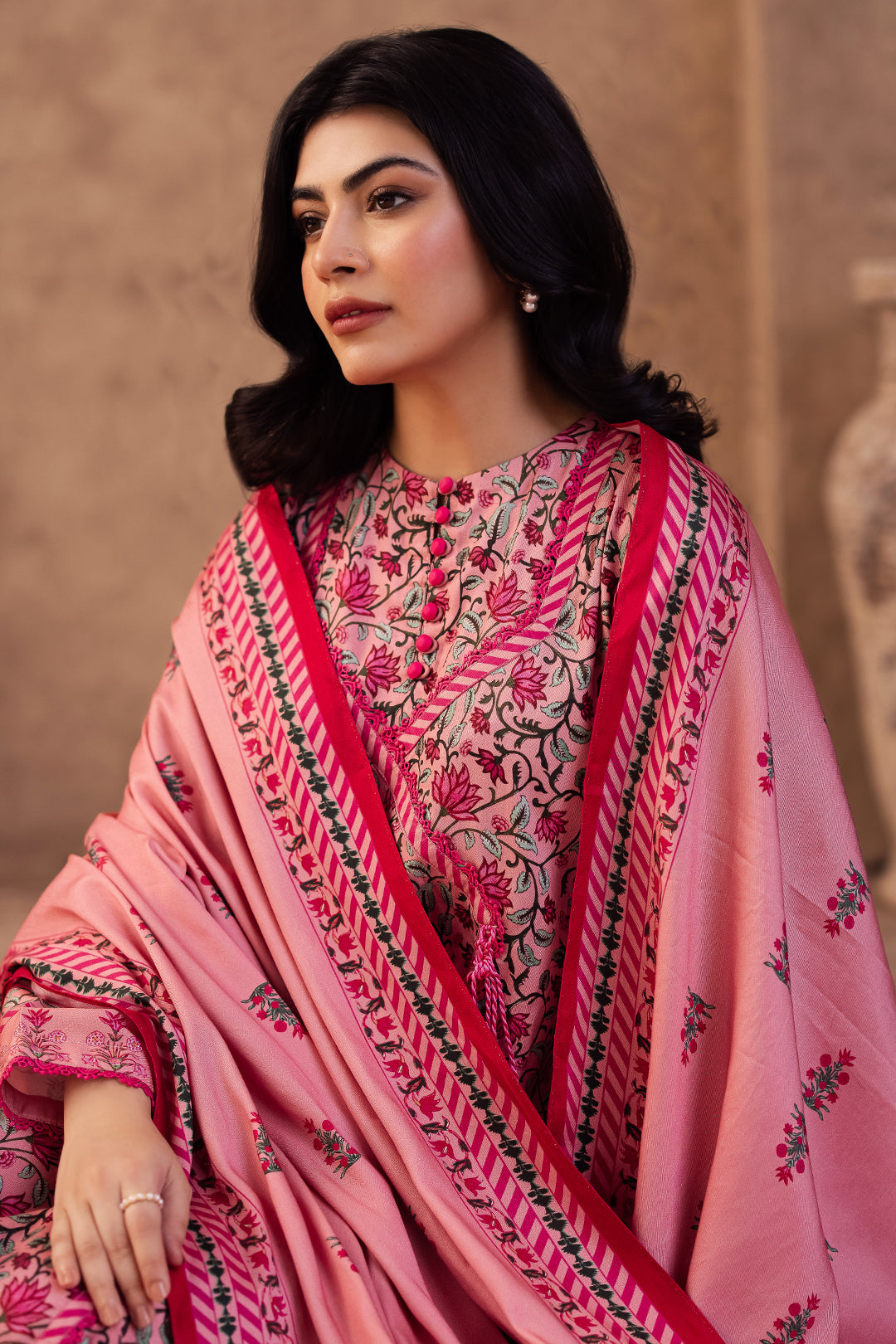 Zellbury | Unstitched 2 Piece Viscose | Shirt Dupatta - 0253 - Libasekhas