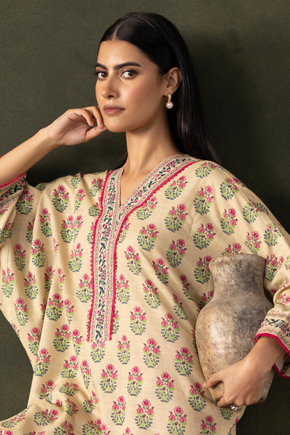 Zellbury | Unstitched 2 Piece Khaddar | Shirt Shalwar - 0256 - Libasekhas