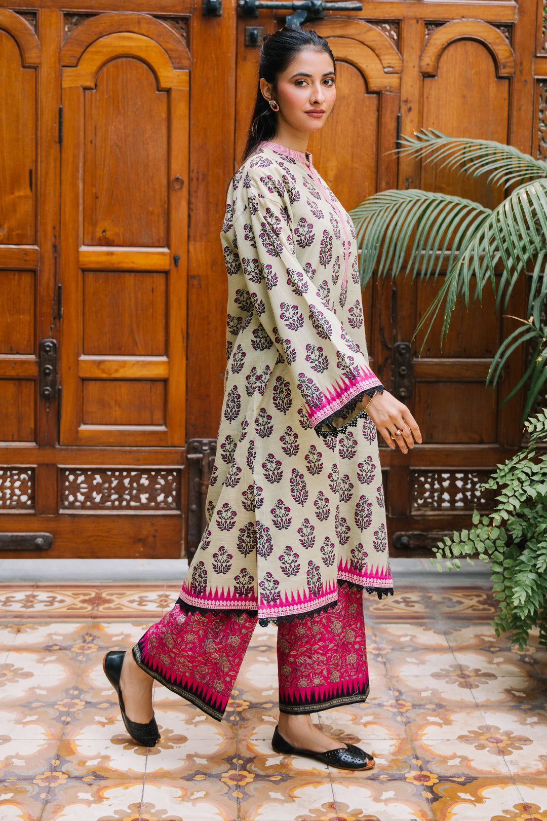 Zellbury | Unstitched 2 Piece Khaddar | Shirt Shalwar - 0260 - Libasekhas