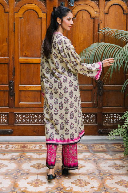 Zellbury | Unstitched 2 Piece Khaddar | Shirt Shalwar - 0260 - Libasekhas