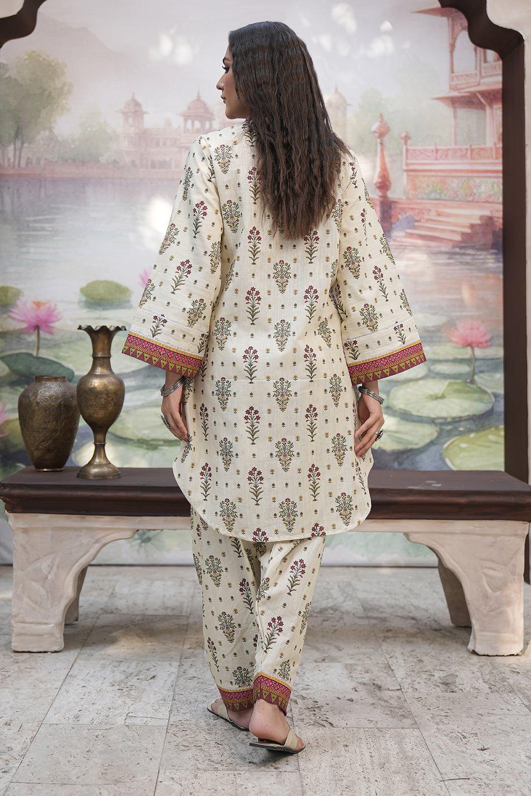 Zellbury | Unstitched 2 Piece Khaddar | Shirt Shalwar - 0346 - Libasekhas