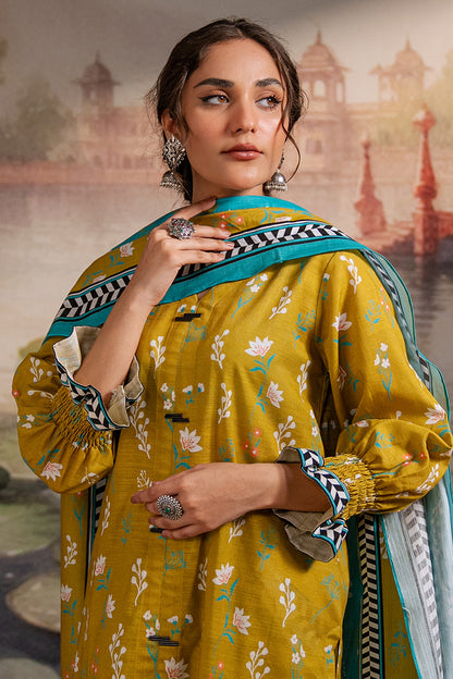 Zellbury | Unstitched 2 Piece Khaddar | Shirt Dupatta - 0423 - Libasekhas