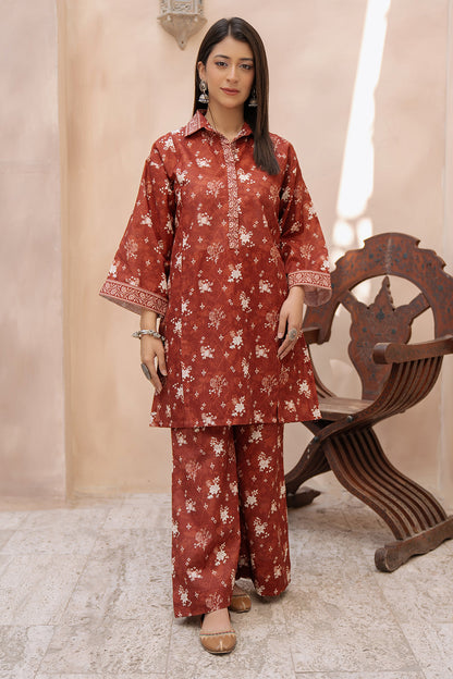 Zellbury | Unstitched 2 Piece Khaddar | Shirt Shalwar - 0434 - Libasekhas