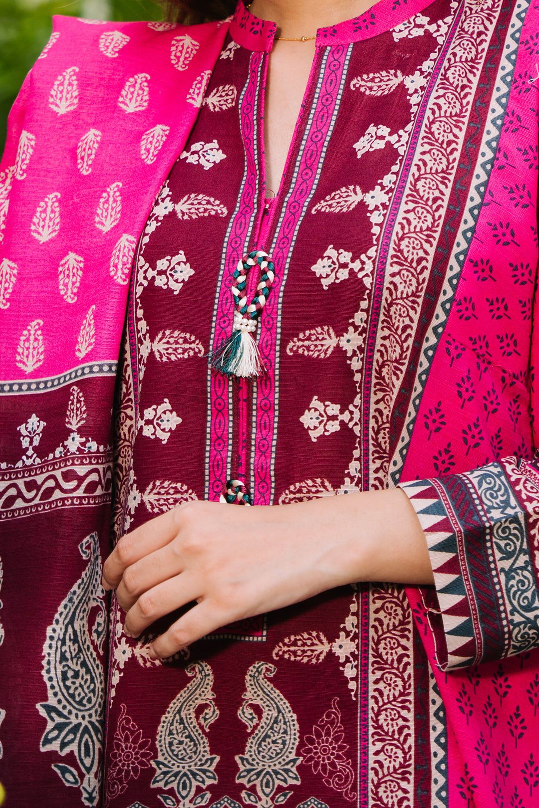 Zellbury | Unstitched 3 Piece Khaddar | Shirt Shalwar Dupatta - 0184 - Libasekhas